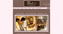Desktop Screenshot of flirtbeautybar.com